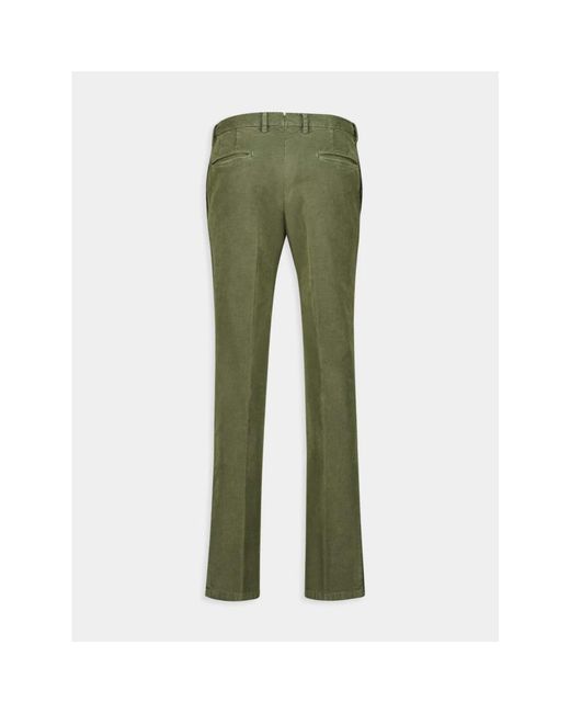 Boglioli Green Slim-Fit Trousers for men