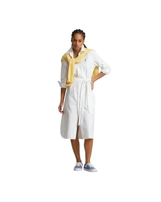 Polo Ralph Lauren White Shirt Dresses