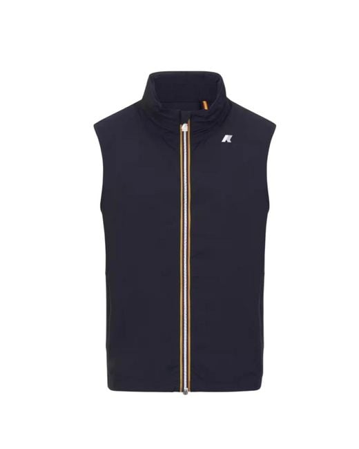 K-Way Blue Waistcoats for men