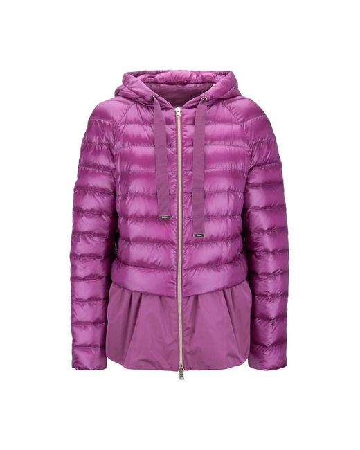 Down Jackets Herno de color Purple