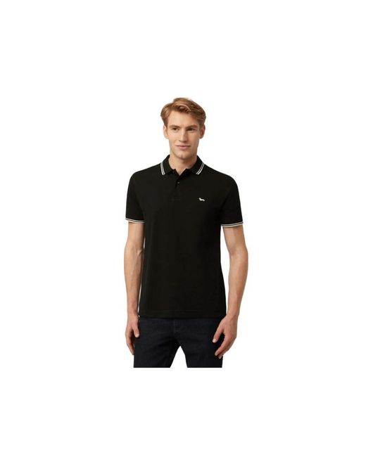 Harmont & Blaine Black Polo Shirts for men