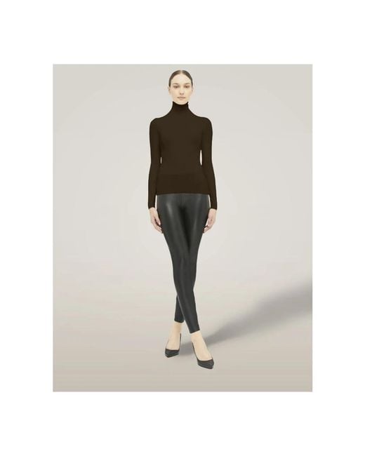 Wolford Brown Turtlenecks