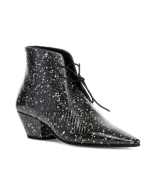 Saint Laurent Black Cowboy & Biker Boots