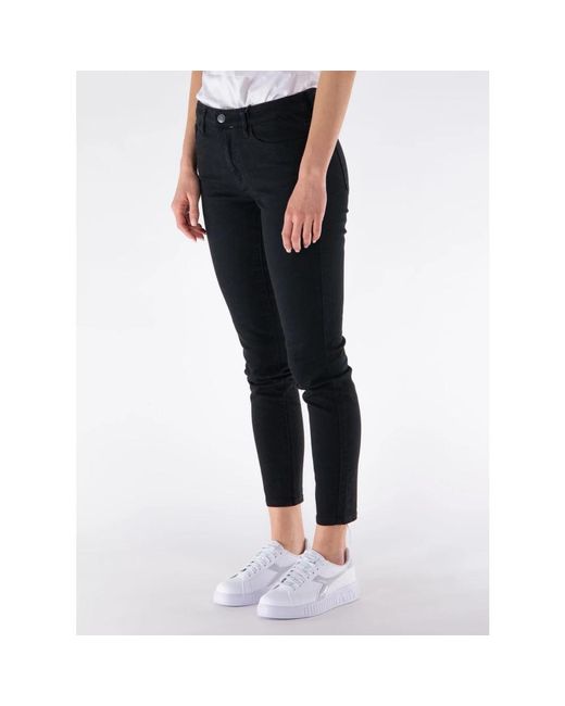 Armani Exchange Black Cropped Jeans