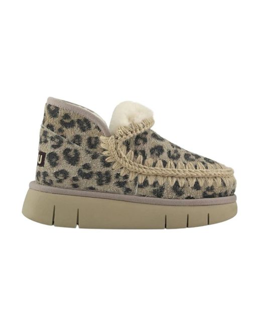 Mou Gray Winter Boots