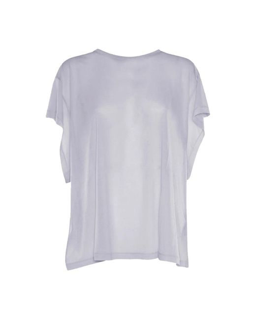 T-shirt casual in cotone per uomo di Dondup in Purple