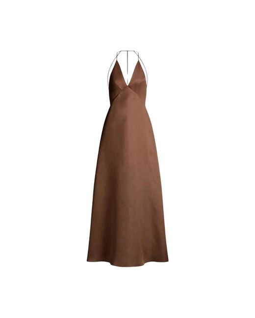 Alberta Ferretti Brown Gowns