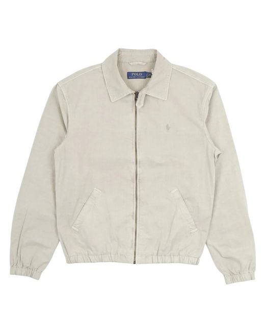 Polo Ralph Lauren White Light Jackets for men