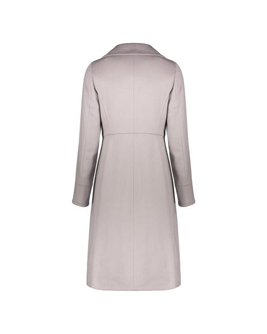 Herno Gray Elegant Long Sophisticated Coat
