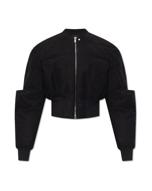 Rick Owens Black Girdered bomberjacke
