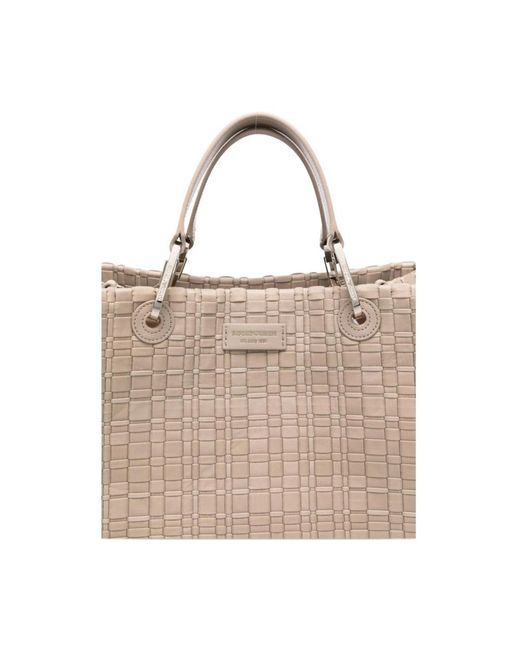 Emporio Armani Gray Tote Bags
