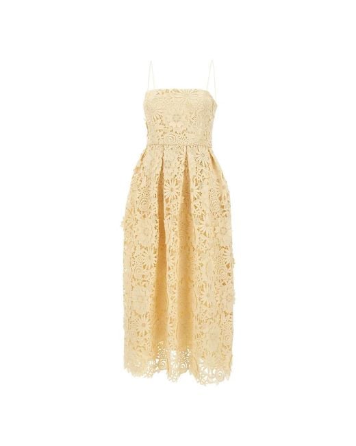 ROTATE BIRGER CHRISTENSEN Metallic Midi Dresses
