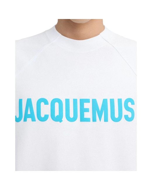Jacquemus Typo T-Shirt in het White voor heren