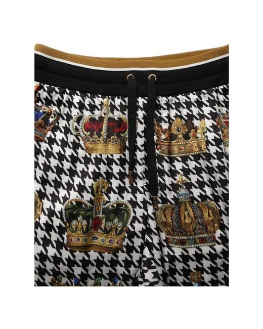 Dolce & Gabbana Black Sweatpants for men