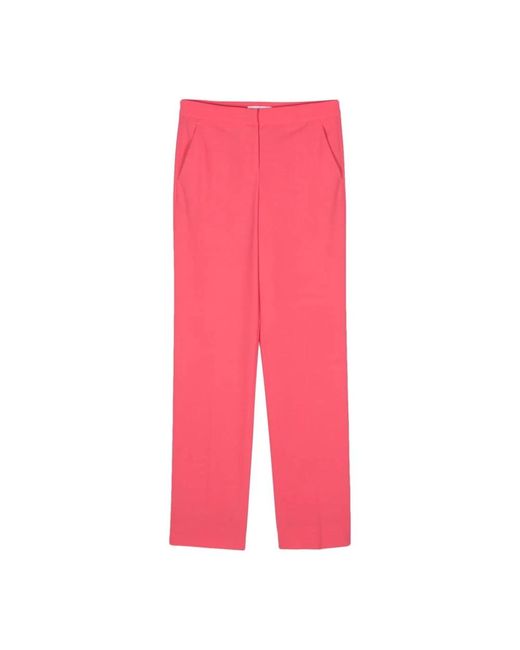 Wide trousers Lardini de color Pink