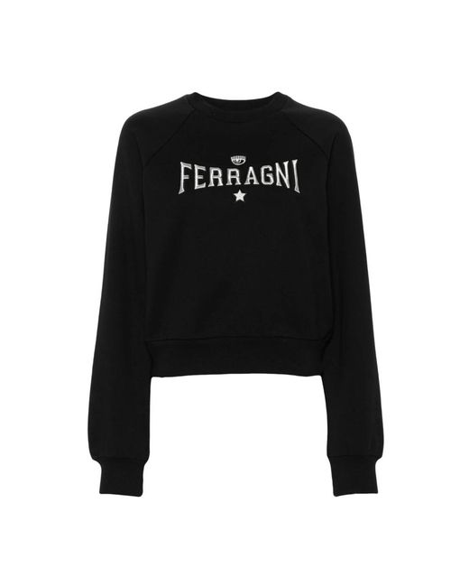 Chiara Ferragni Black Sweatshirts