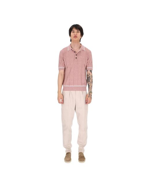 Eleventy Pink Round-Neck Knitwear for men