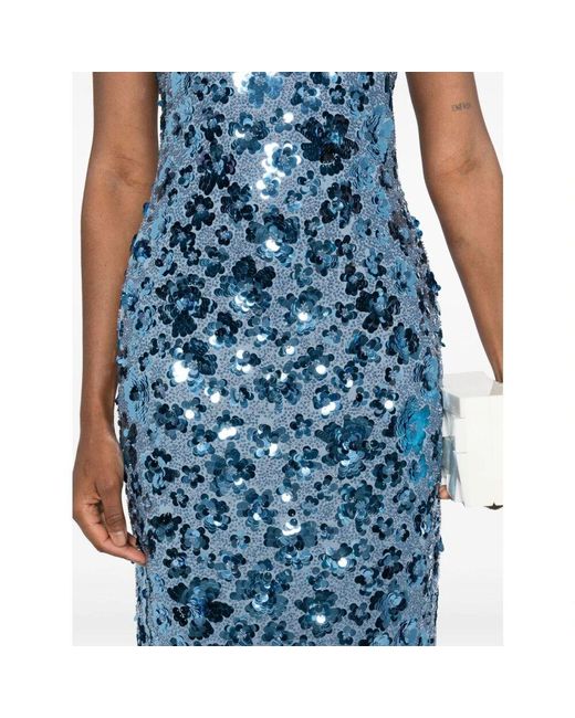 Michael Kors Blue Celeste Kleid Für Frauen