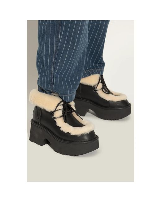 Ugg Black Heeled Boots