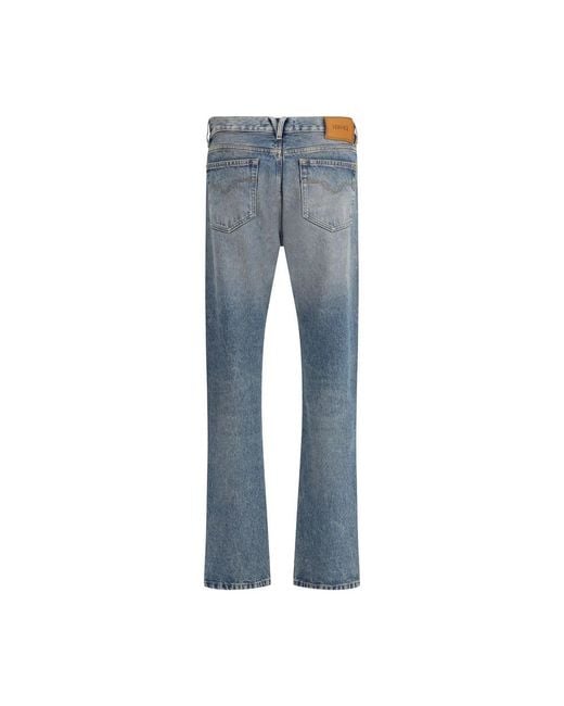 Straight Jeans Versace pour homme en coloris Blue