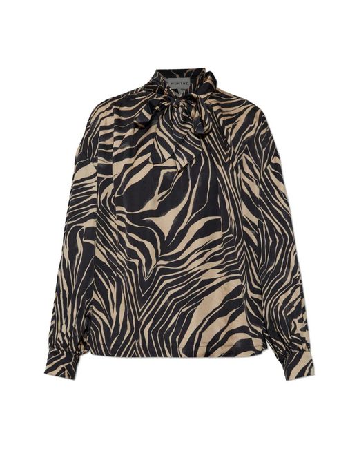 Blouses Munthe de color Black