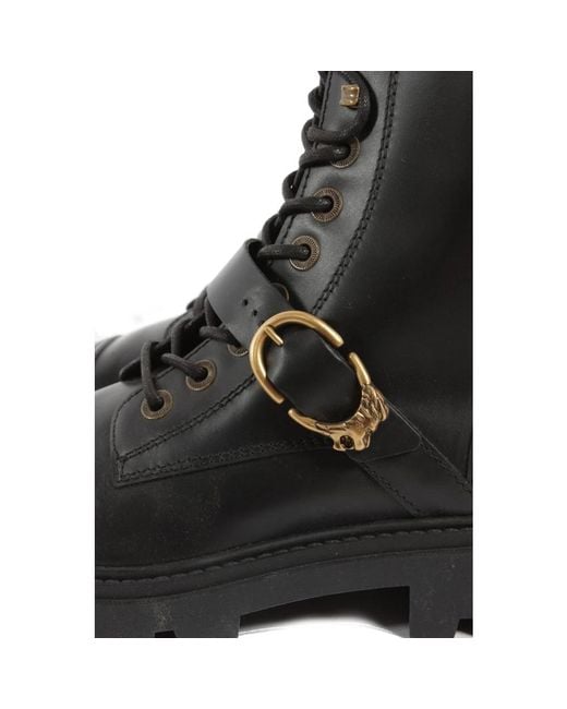 Tod's Black Lace-Up Boots