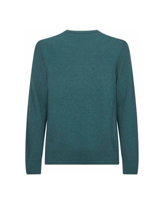 Mc2 Saint Barth Green Round-Neck Knitwear for men