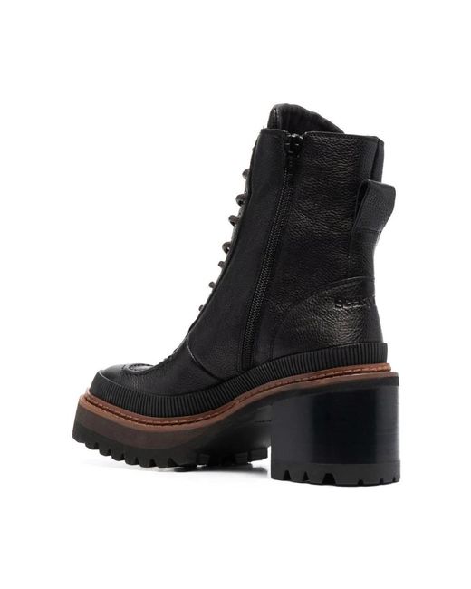 Shoes > boots > heeled boots See By Chloé en coloris Black