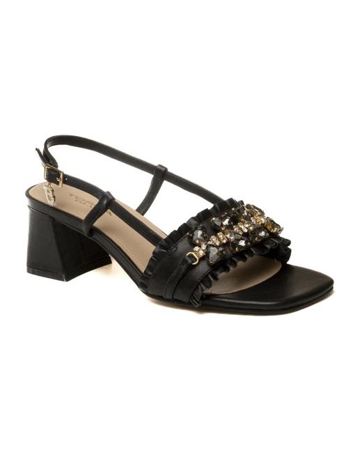 Tosca Blu Black High Heel Sandals