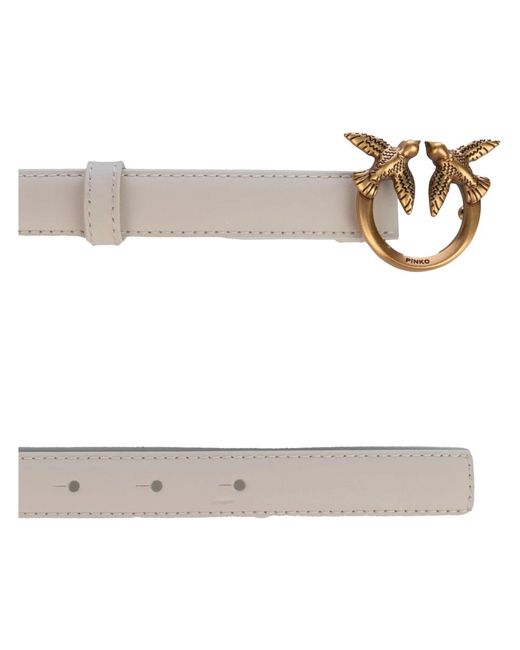 Pinko Metallic Belts