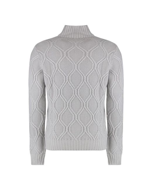 Turtlenecks di Moorer in Gray da Uomo