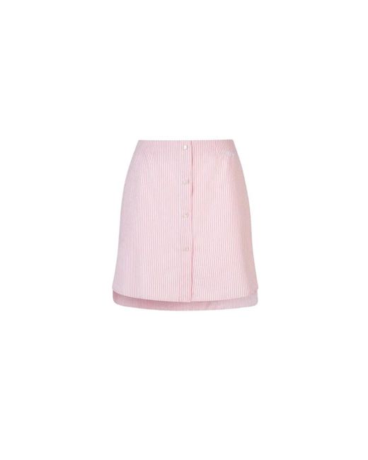 Chiara Ferragni Pink Short Skirts
