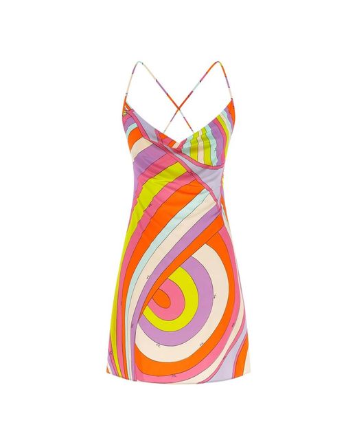 Emilio Pucci Orange Short Dresses
