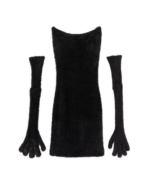 Off-White c/o Virgil Abloh Black Short Dresses