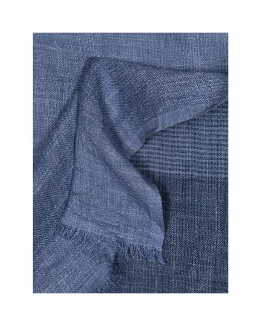 Silky Scarves di Brunello Cucinelli in Blue da Uomo