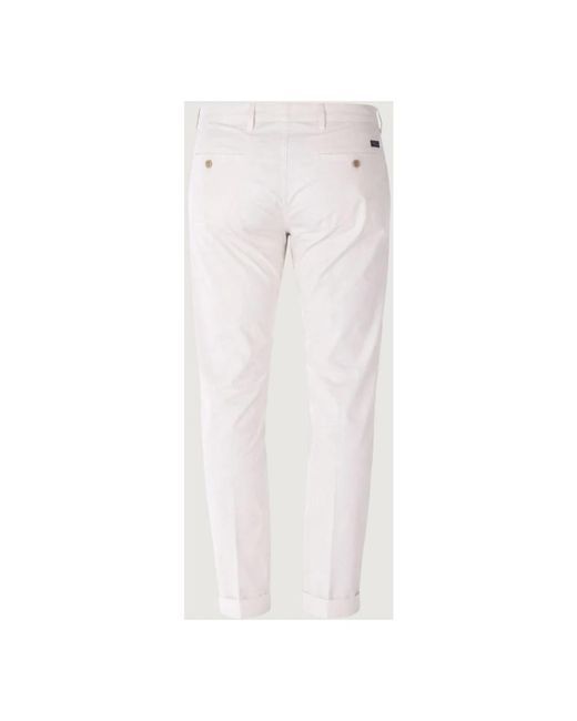 Fay White Chinos for men
