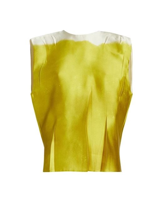 Prada Yellow Shirts
