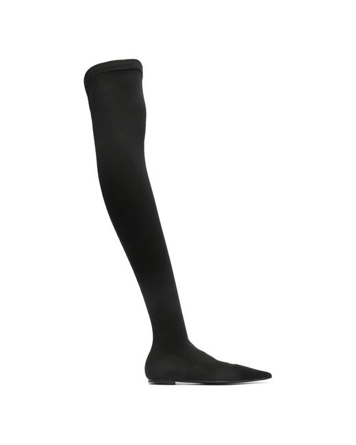 Dolce & Gabbana Black Over-Knee Boots