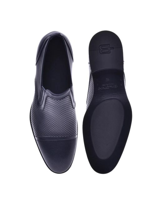 Baldinini Blue Business Shoes for men