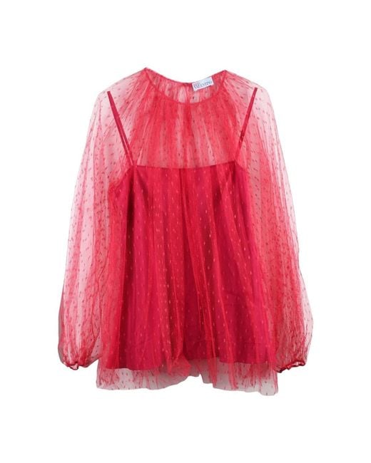 RED Valentino Red Blouses