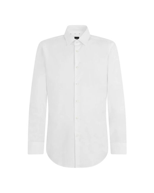 Boss White Formal Shirts for men