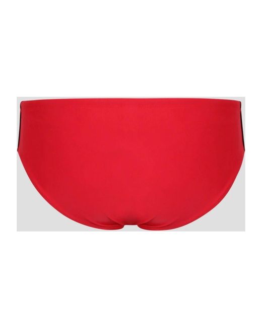 Mc2 Saint Barth Stretch jersey swim briefs ss24 in Red für Herren