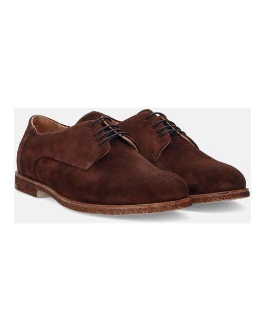 Shoes > flats > laced shoes Antica Cuoieria pour homme en coloris Brown