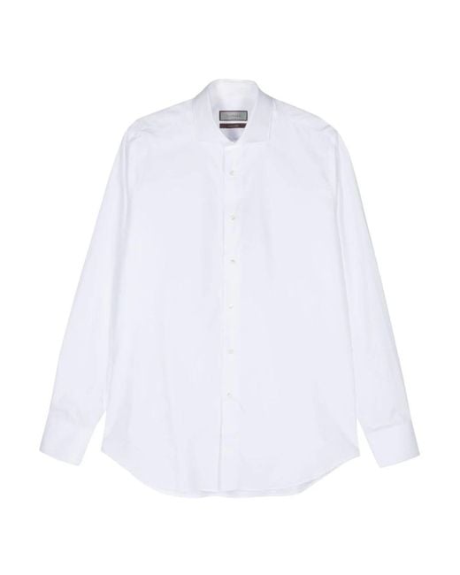Canali White Formal Shirts for men