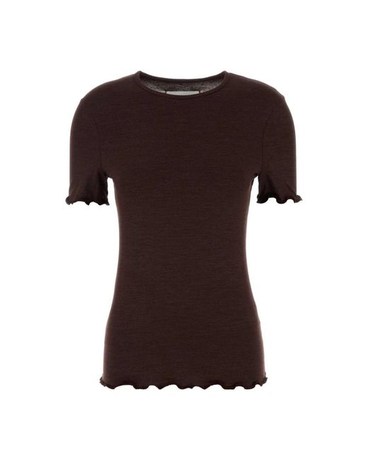 Jil Sander Brown T-Shirts