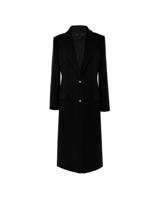 Kocca Black Single-Breasted Coats
