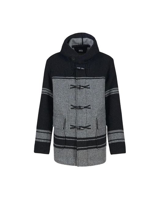 C P Company Black Single-Breasted Coats for men