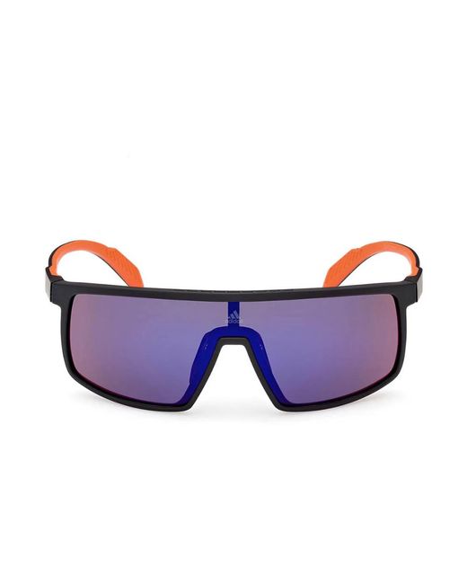 Adidas Blue Sportliche sonnenbrille für männer und frauen