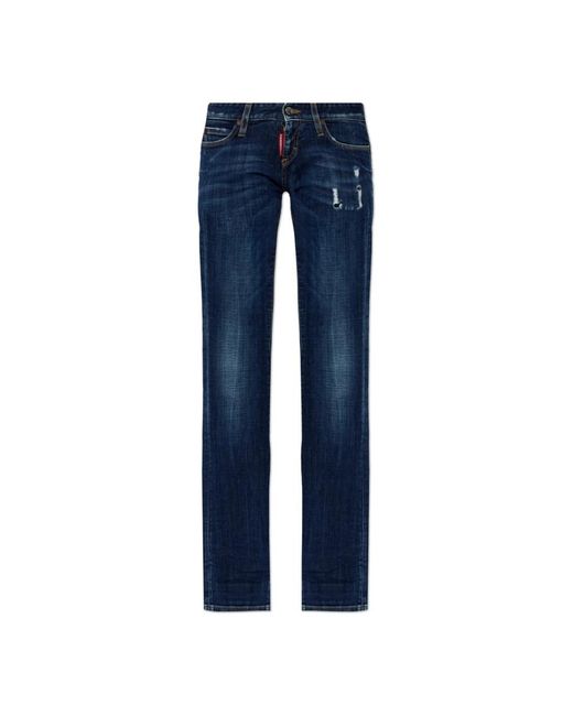 Straight Jeans DSquared² en coloris Blue
