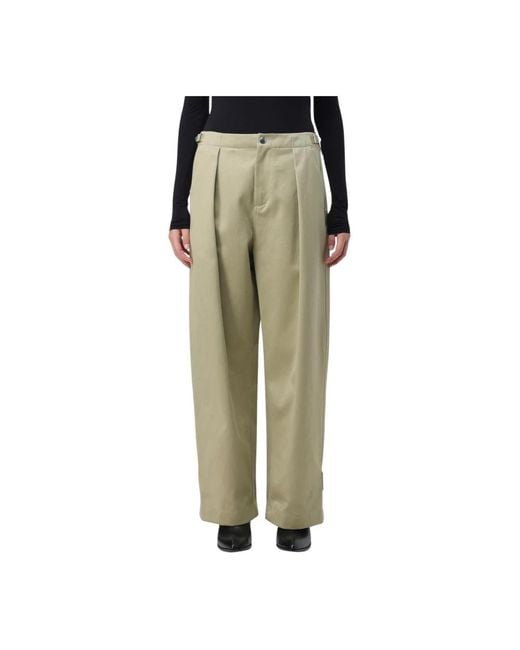 Tapered Trousers Burberry en coloris Green